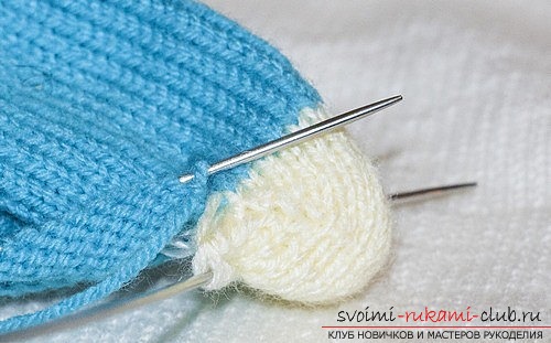 An example of knitting of children's socks. Free knitting lessons for boys, step-by-step descriptions and recommendations with photos of the work of experienced knitters. Photo №8