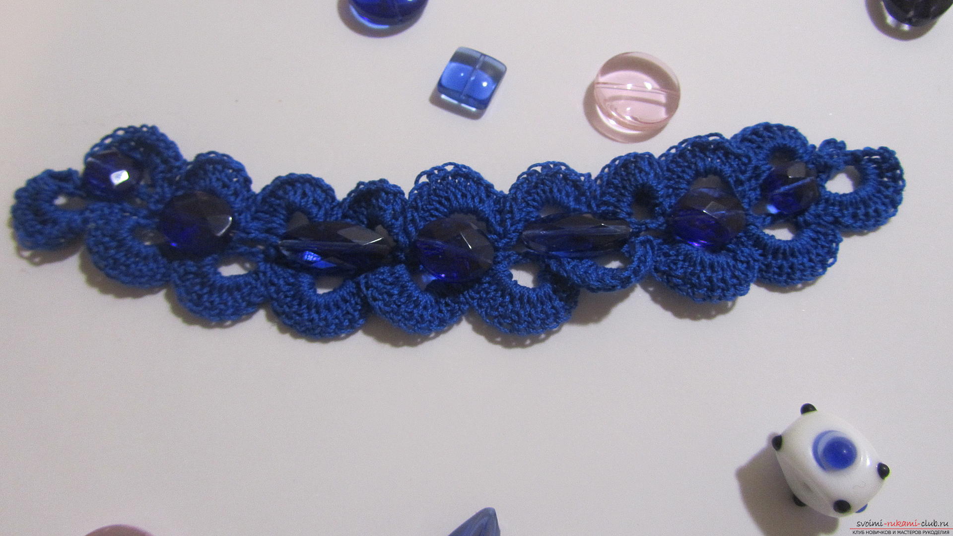 This master class will tell you how to create crochet jewelry - knitted bracelets. Photo №27