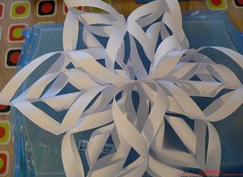 Origami Volumetrico Di Fiocchi Di Neve
