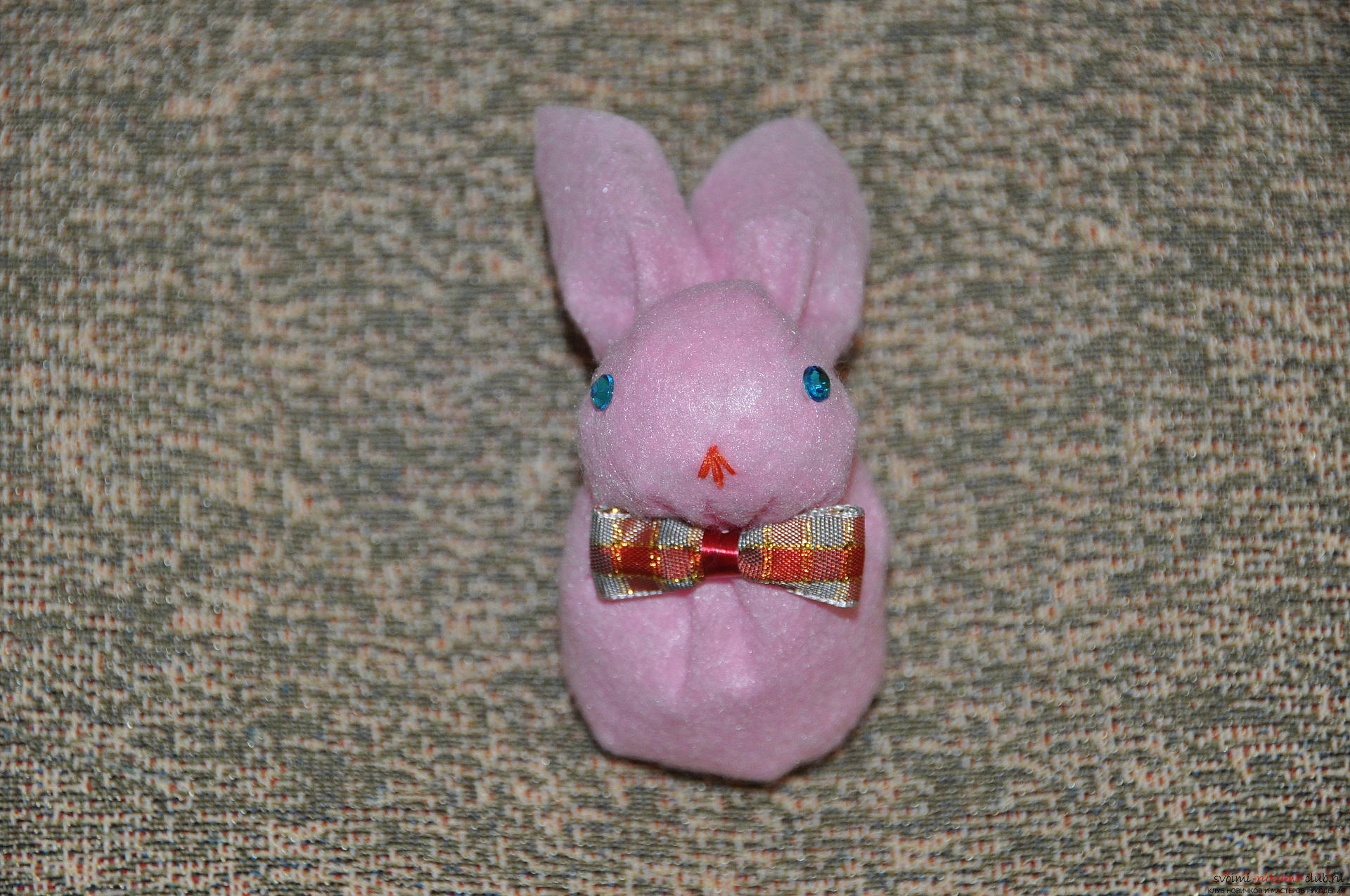This master class contains the idea of ​​a gift for February 14 daughter. You will learn how to sew a toy a hare .. Photo №25