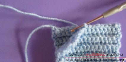 How to make a children's socks with their own hands for beginners - lessons in knitting clothes. Photo №5