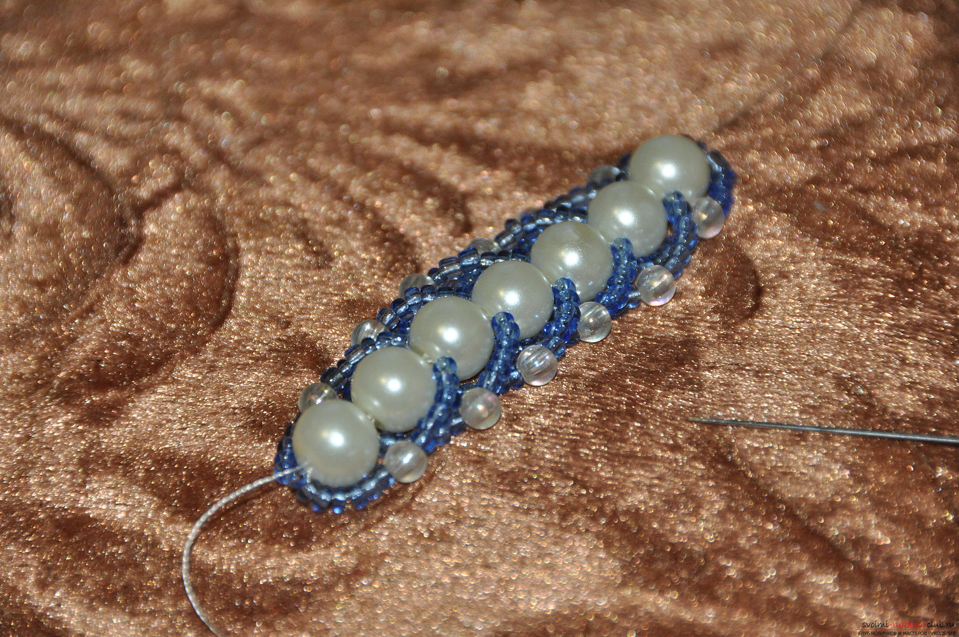 This master class with step-by-step photos and diagram will teach how to weave bracelets from beads .. Photo №17