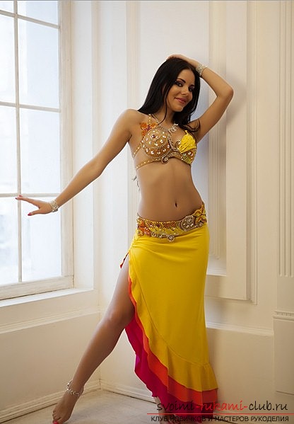 Make your own oriental costume for dancing in a photo lesson .. Photo # 2