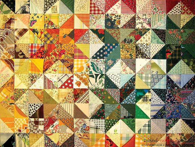 Decorative and applied art, the technique of patchwork sewing. Photo №8