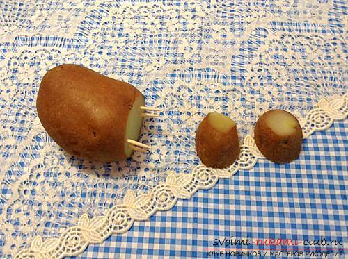 We create interesting and delicious handicrafts from vegetables and fruits. Photo number 16