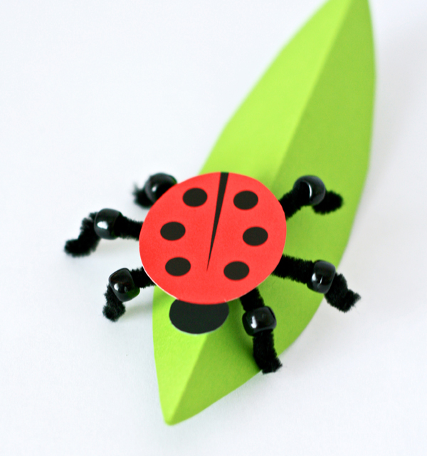 ladybug of paper