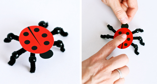 ladybug of paper