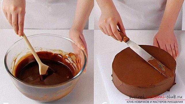 Cupcake made of milk and chocolate. Photo # 2