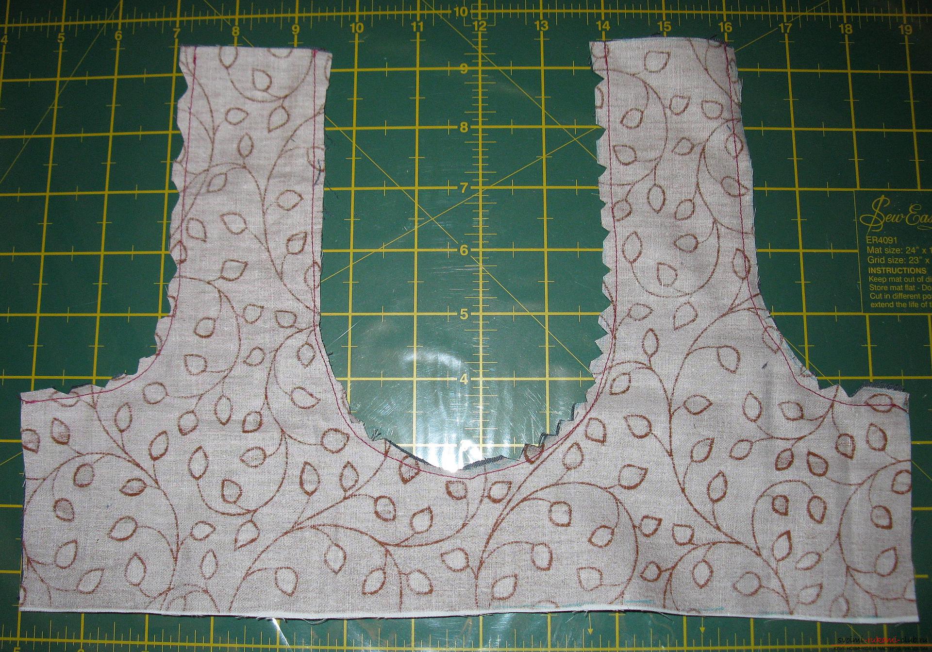 Step-by-step photos to the lesson on sewing a shopping bag. Photo №4