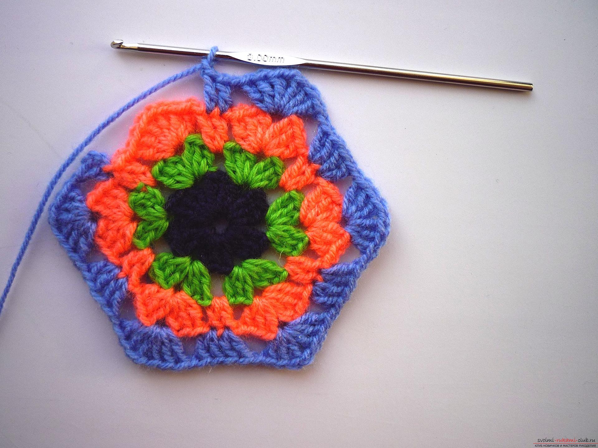 A master class of crocheting with a photo will teach how to tie a stand-tack. Photo №7