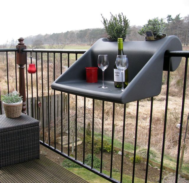 removable table for balconies balkonzept