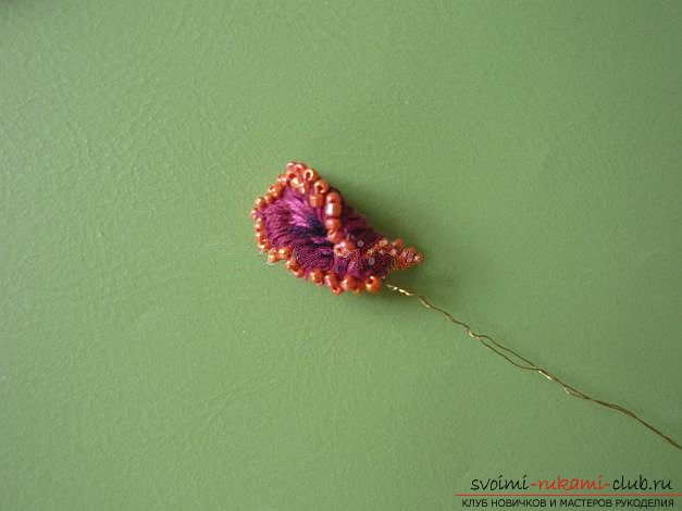We embroider a rose .. Photo №16