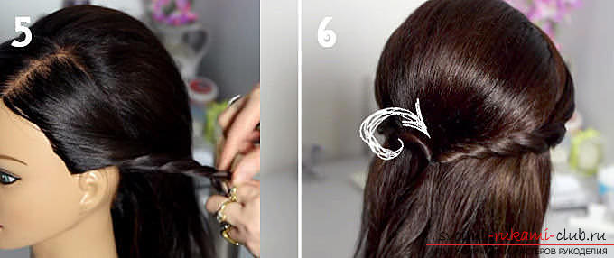 Master classes on creating hair styles for hair of medium length with their own hands. Photo # 24