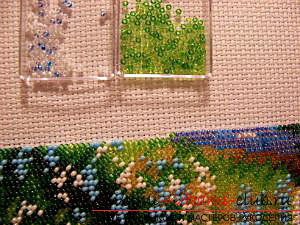 We have to embroider a pattern of beads. Picture №10