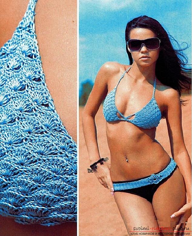 How to tie a swimsuit and a crochet with your own hands, diagrams and job description .. Photo # 8