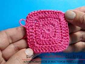 Crochet square crochet: simple charts and instructions. Photo №4