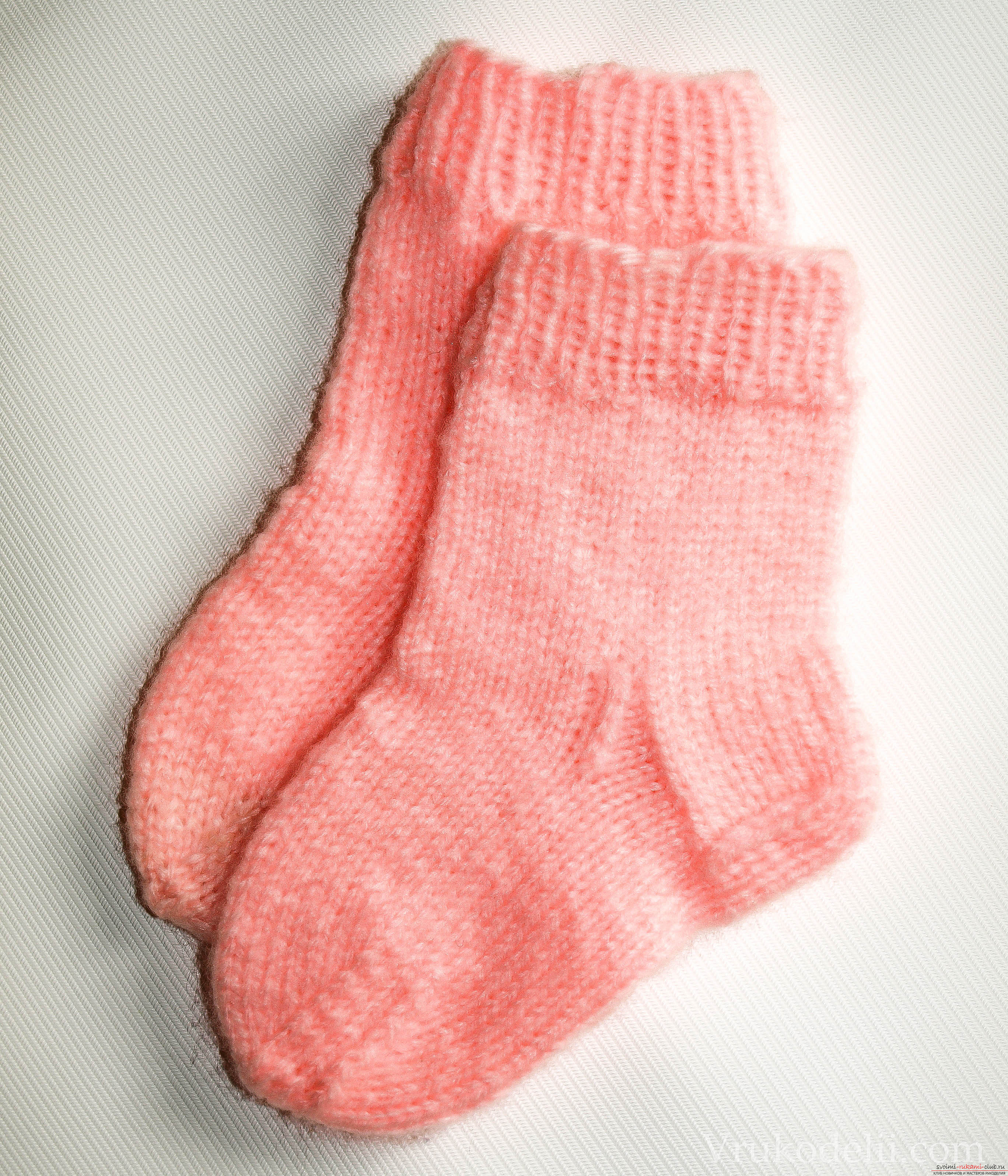 We knit warm socks for the child. Master class for beginner needlewomen with a photo. Photo №4