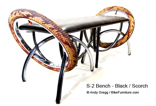 bicycle bench