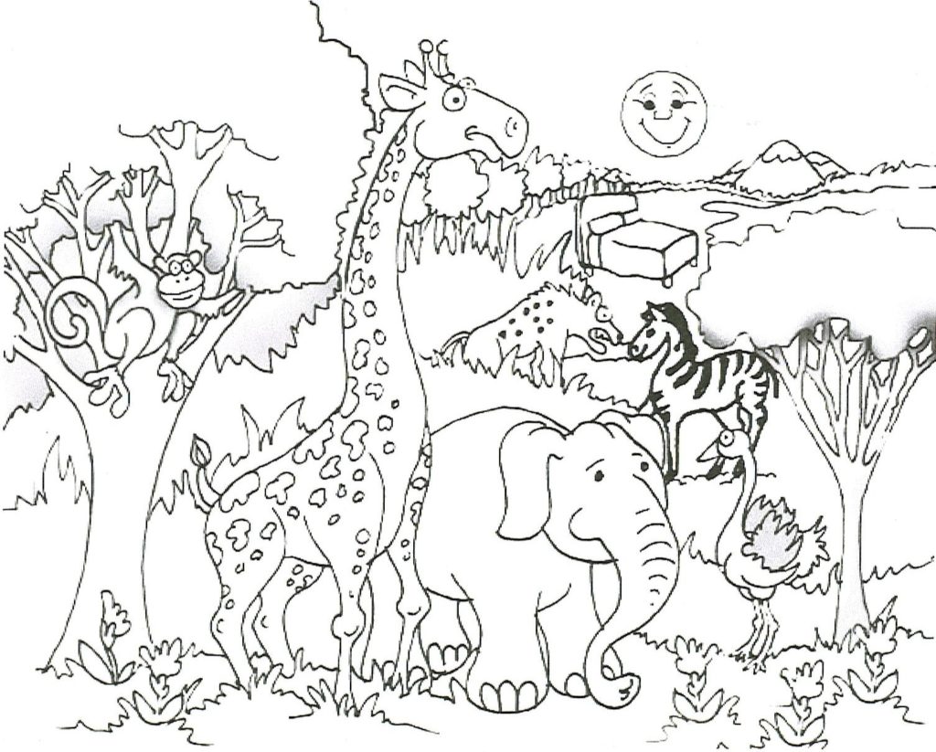 Free coloring pages for children print. Developmental coloring pages 