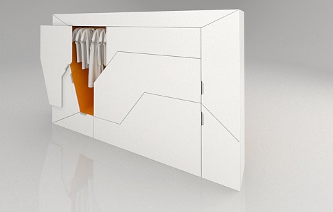 bedroom box Boxetti Private - compact furniture-transformer