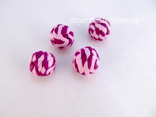 Ready-made elements for polymer clay beads