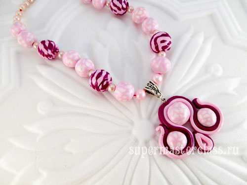 Beads from polymer clay (photo)