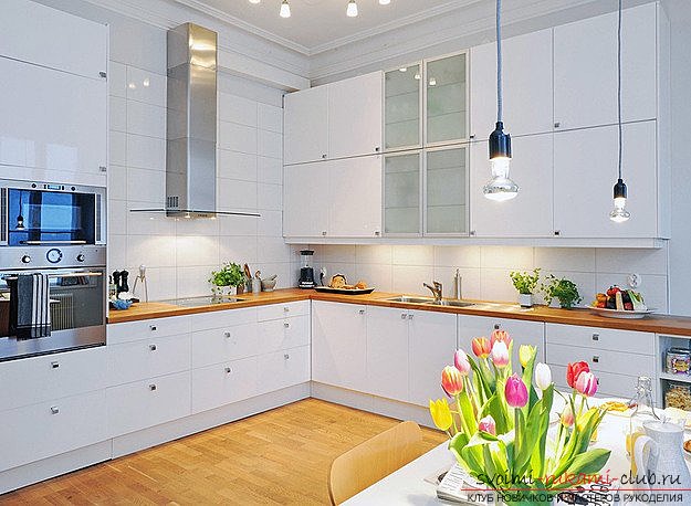 photo examples of interiors of kitchens in the Scandinavian style. Photo №5
