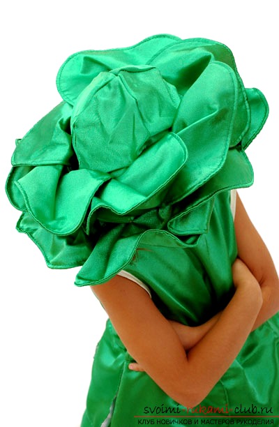 Children's holiday. The cabbage costume with your own hands. Photo №1
