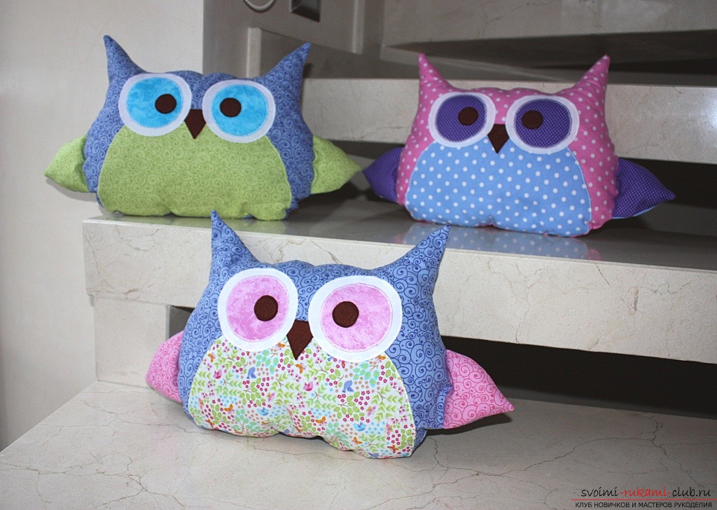 Owl-toy as a gift. Lessons with their own hands and a photo .. Photo # 3