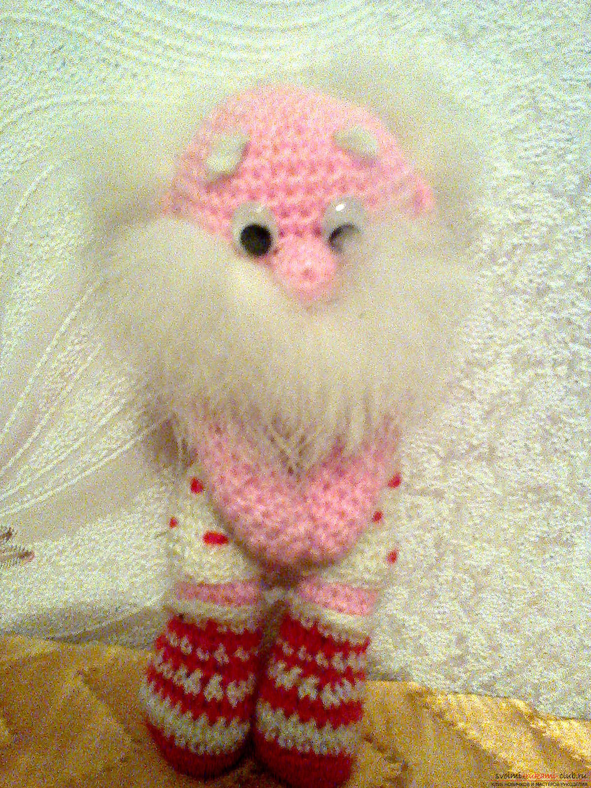 This handmade - a shy grandfather-bannik - is crocheted, it is a good idea for needlework. Photo №1