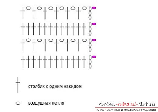 Master class, for beginners to crochet, to make pinets with their own hands, with diagrams describing and photo .. Photo # 4