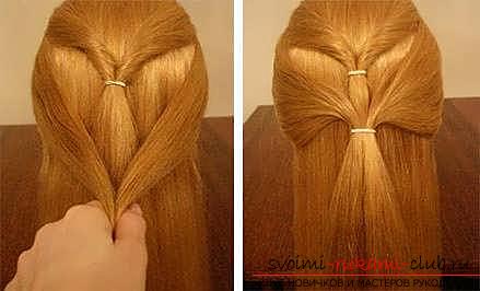 Masterclasses to create fashionable hairstyles on medium-length hair with their own hands for 5 minutes. Photo №8