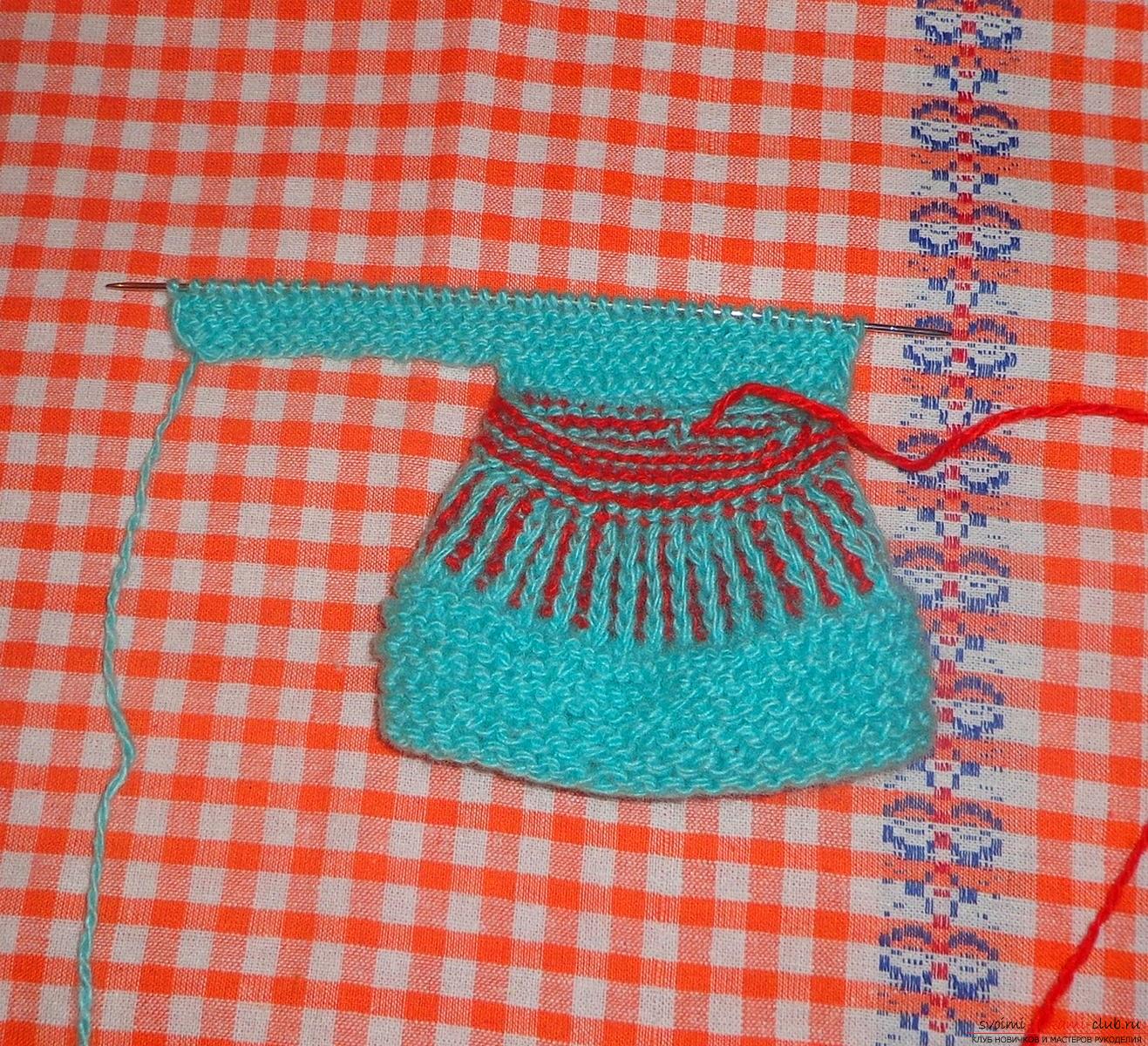 Lesson on knitting pinets with a detailed description of steps and photos. Photo number 12
