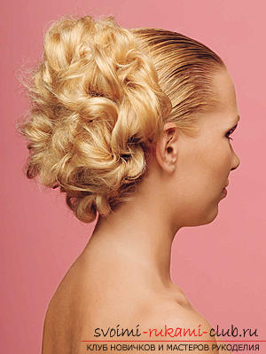 How to make an interesting wedding hairstyle for medium hair with your own hands. Photo number 17