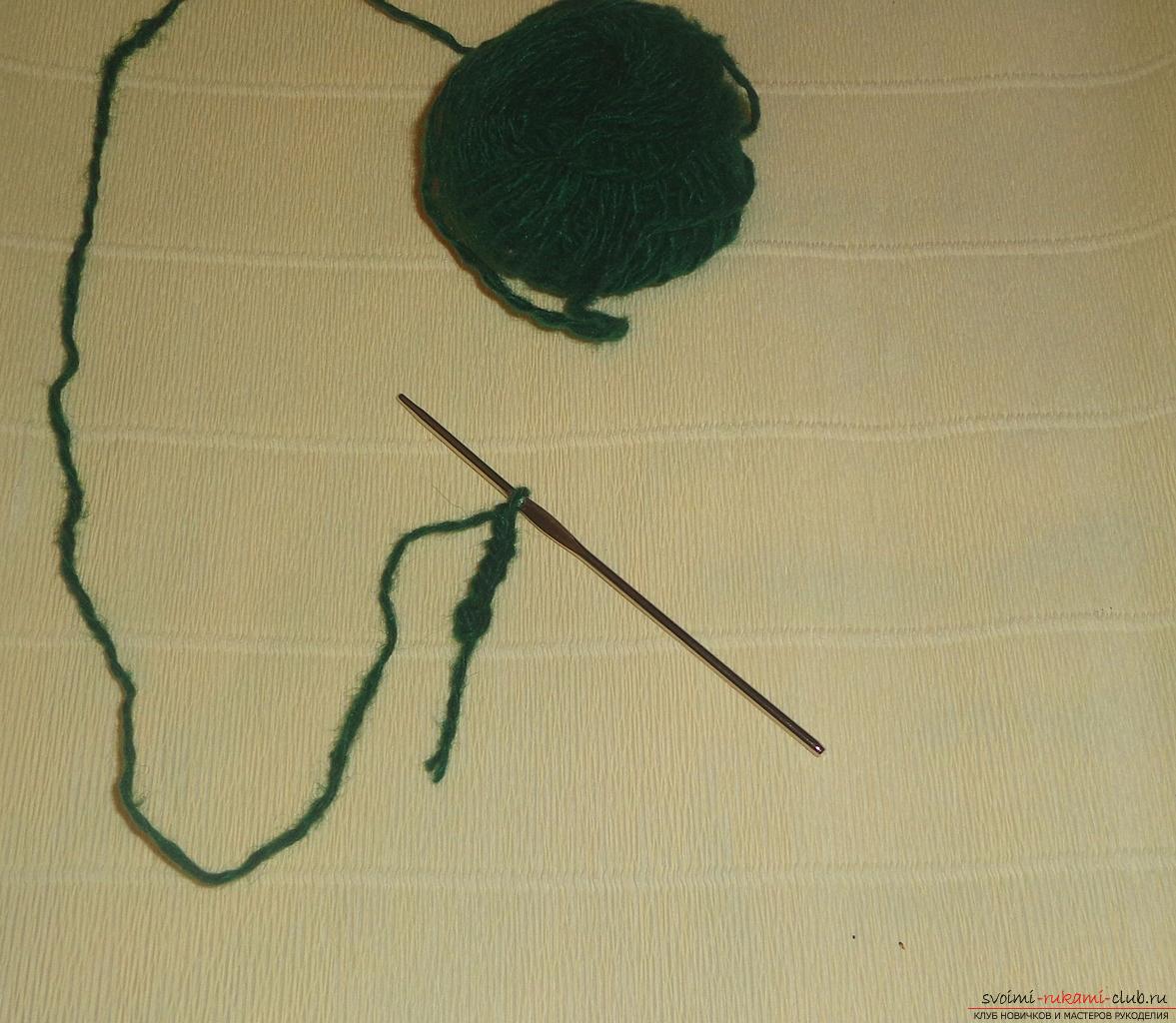 This master class of crochet crochet contains a rose chart and a description of knitting .. Photo number 25