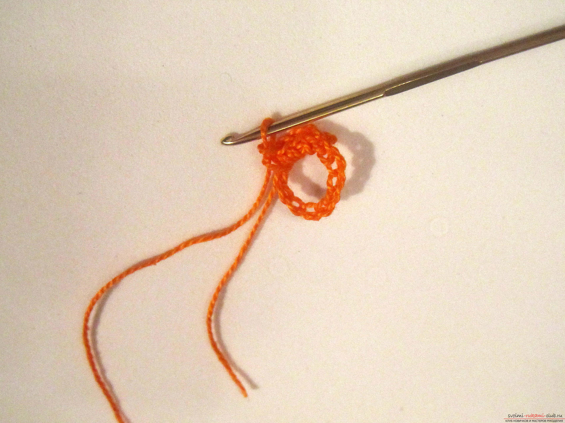 Master class with step-by-step photos and description will teach you how to knit a napkin even for beginners .. Photo # 4