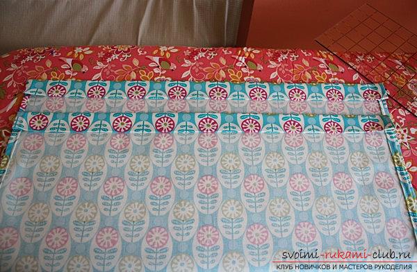 A simple variant of sewing a dress-pillow case for a girl. Photo Number 11