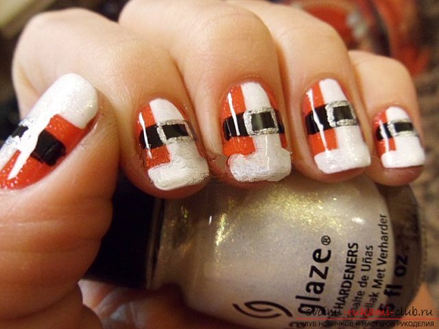 We make a unique New Year's manicure with our own hands. Picture №3
