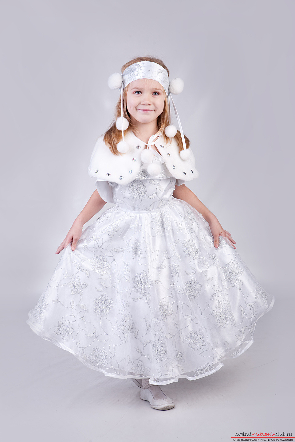 Зшити дівчинці новорічне плаття сніжинки своїми руками, форма сукні та інструкція для шиття. фото №6
