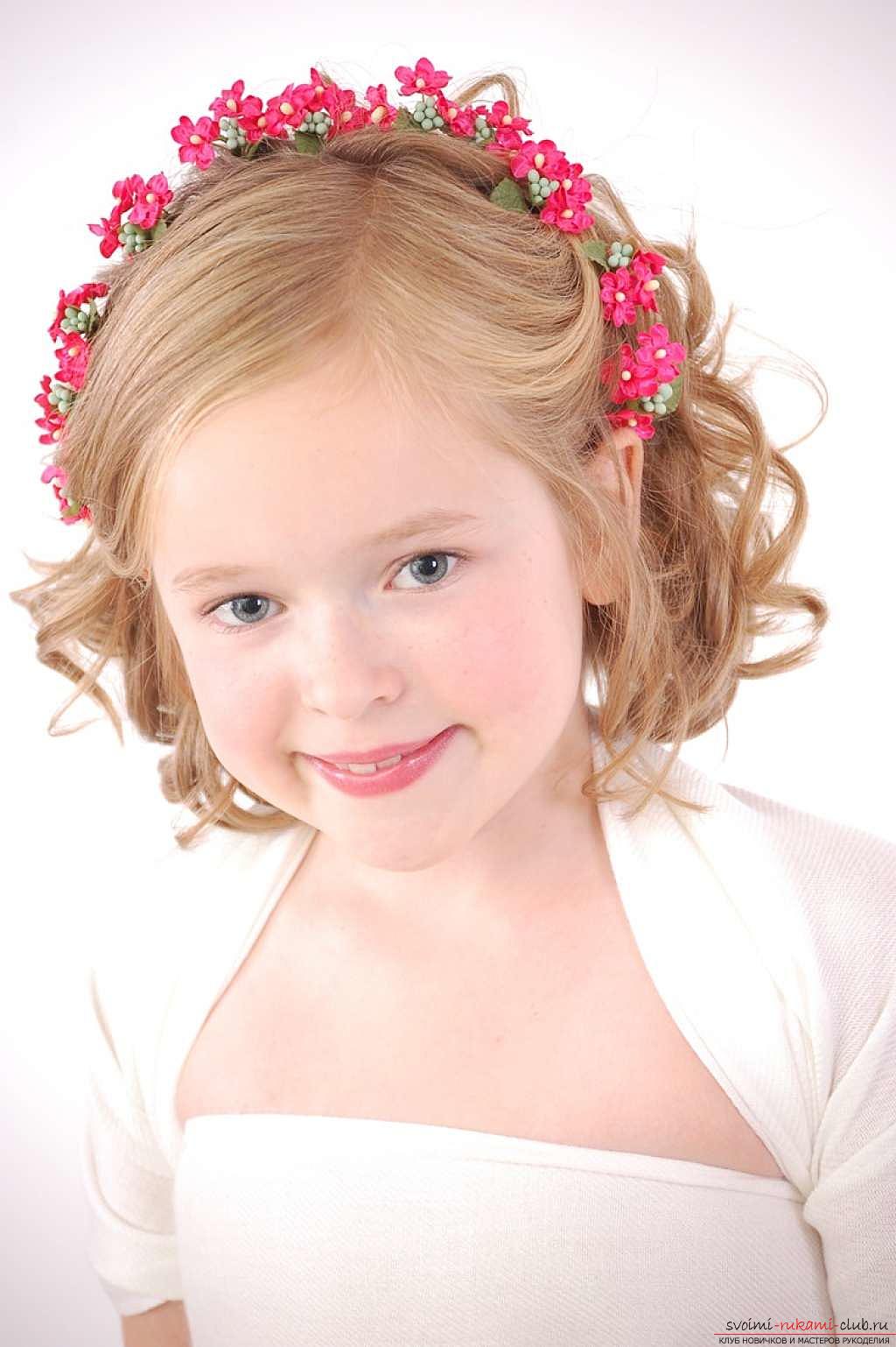 Not complicated hairstyles for little girls. Photo №5
