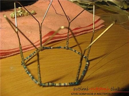 Master classes on decorating and creating candlesticks from beads with photo and description .. Photo №30