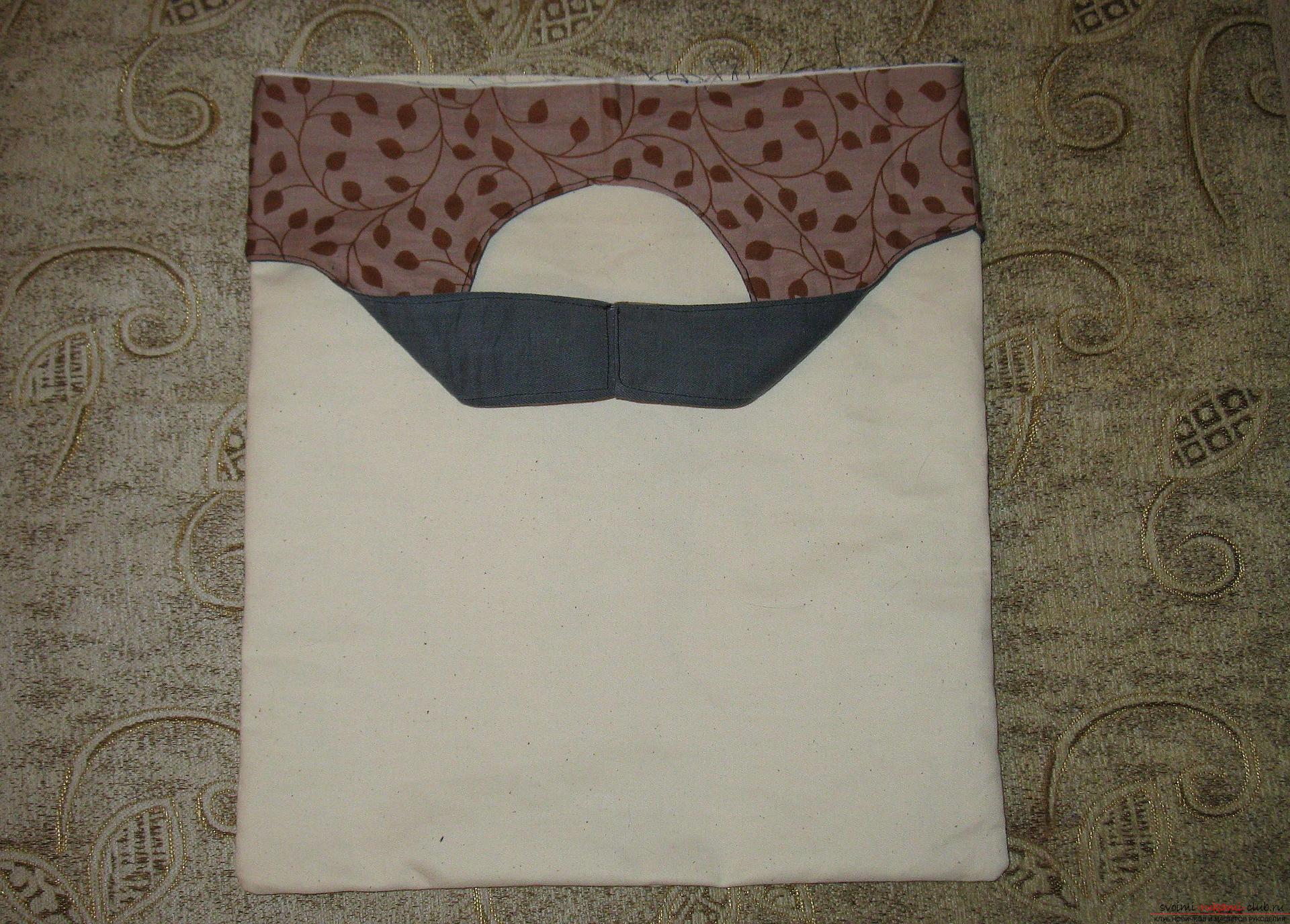 Step-by-step photos to the lesson on sewing a shopping bag. Photo №13