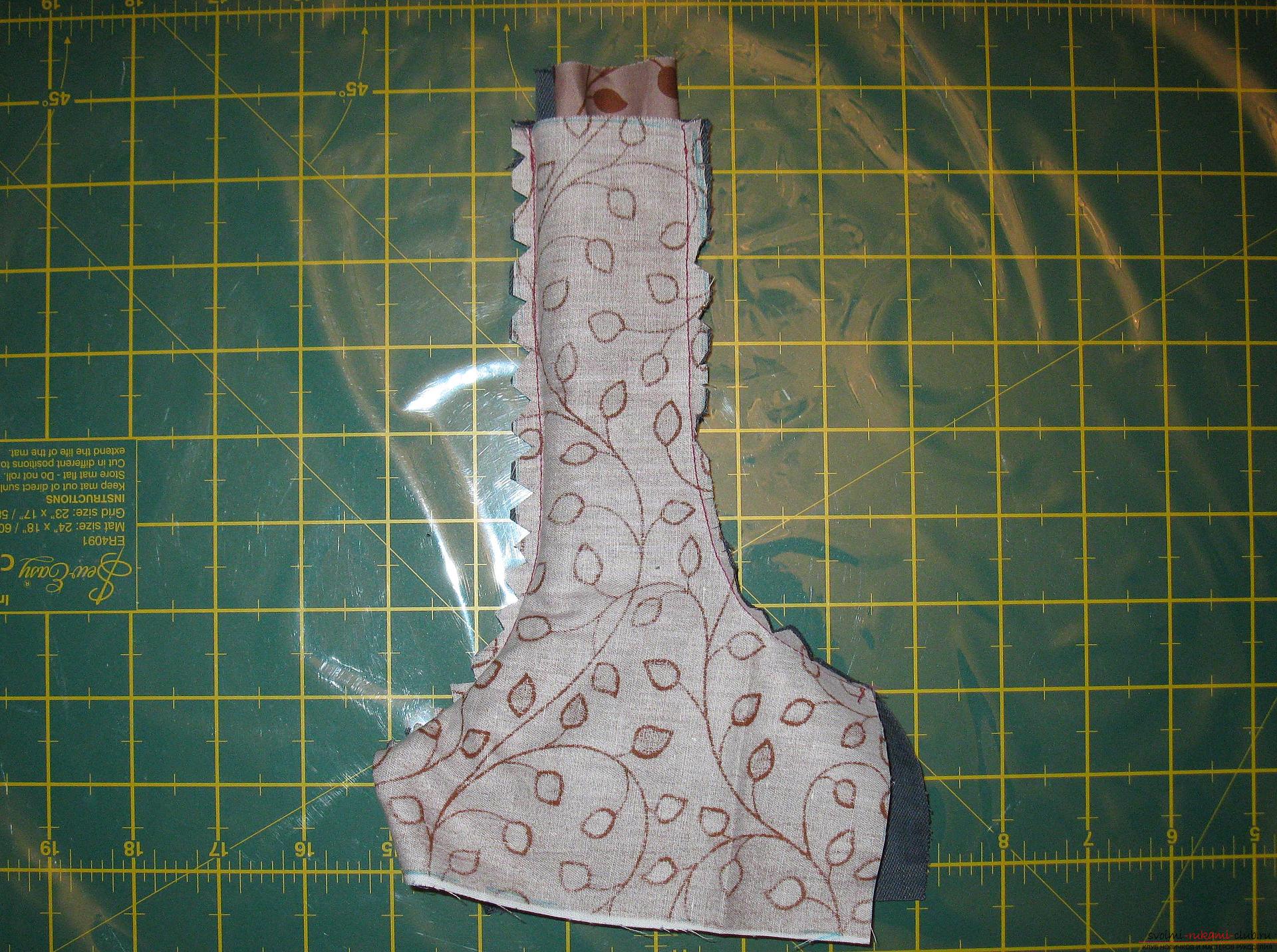 Step-by-step photos to the lesson on sewing a shopping bag. Photo №7
