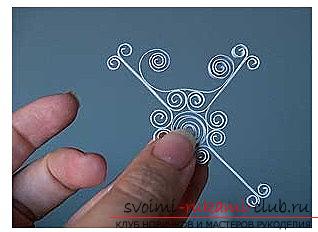 The shape of the snowflake for quilling is a new form and a master class for a snowflake. Photo №5