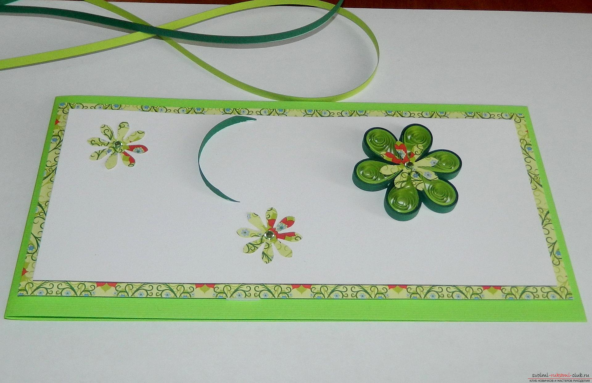 This master class will teach how to make postcards with your own hands in quilling technique .. Photo # 20