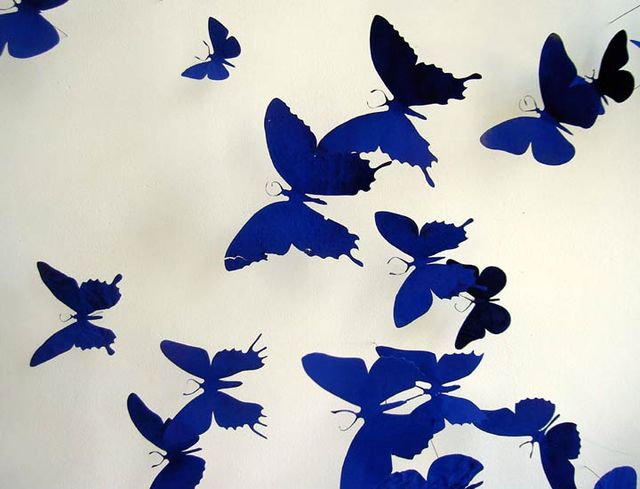 butterflies from beer cans