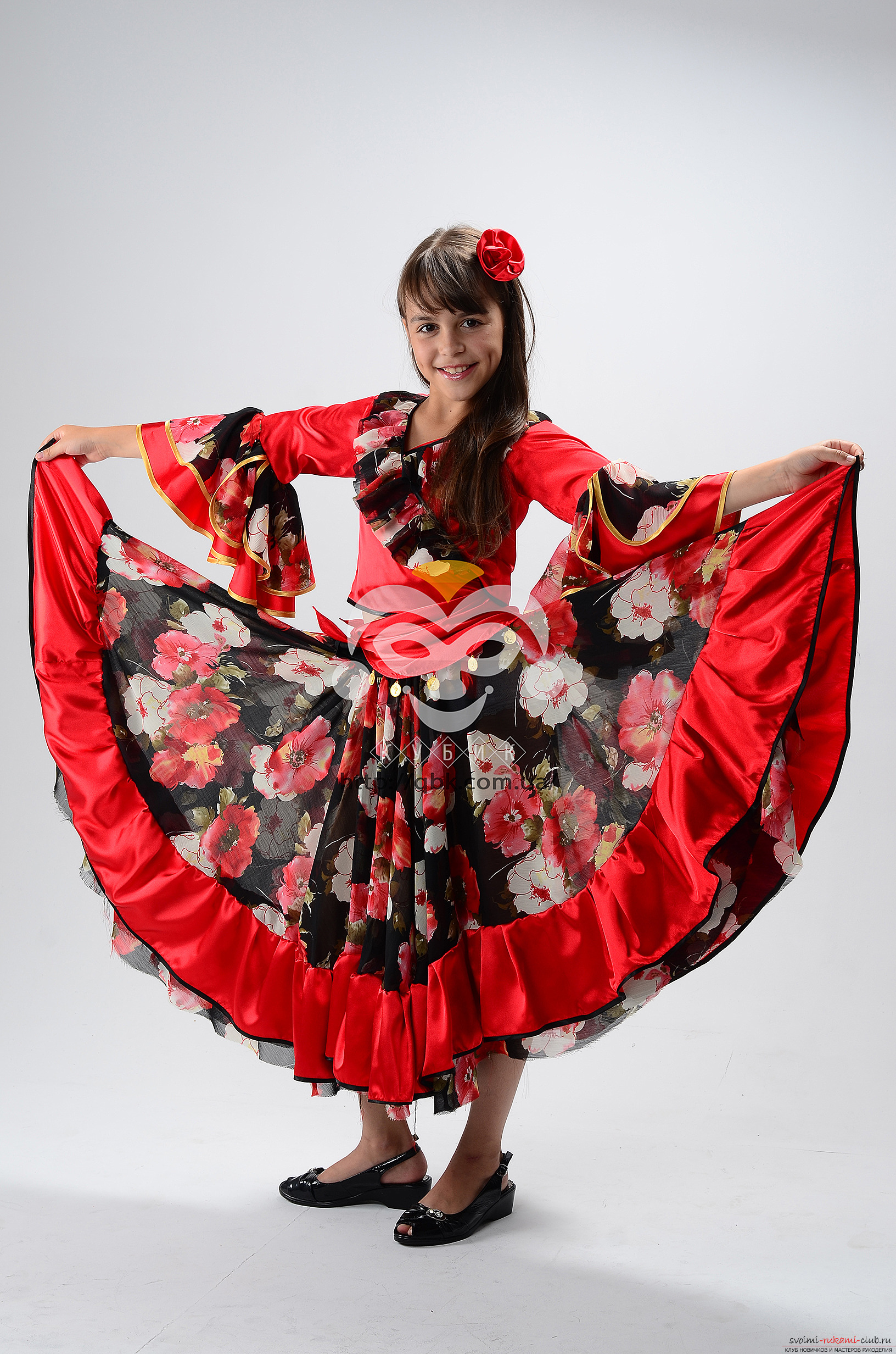 A traditional gypsy costume with your own hands. Photos and materials of costumes .. Photo # 2