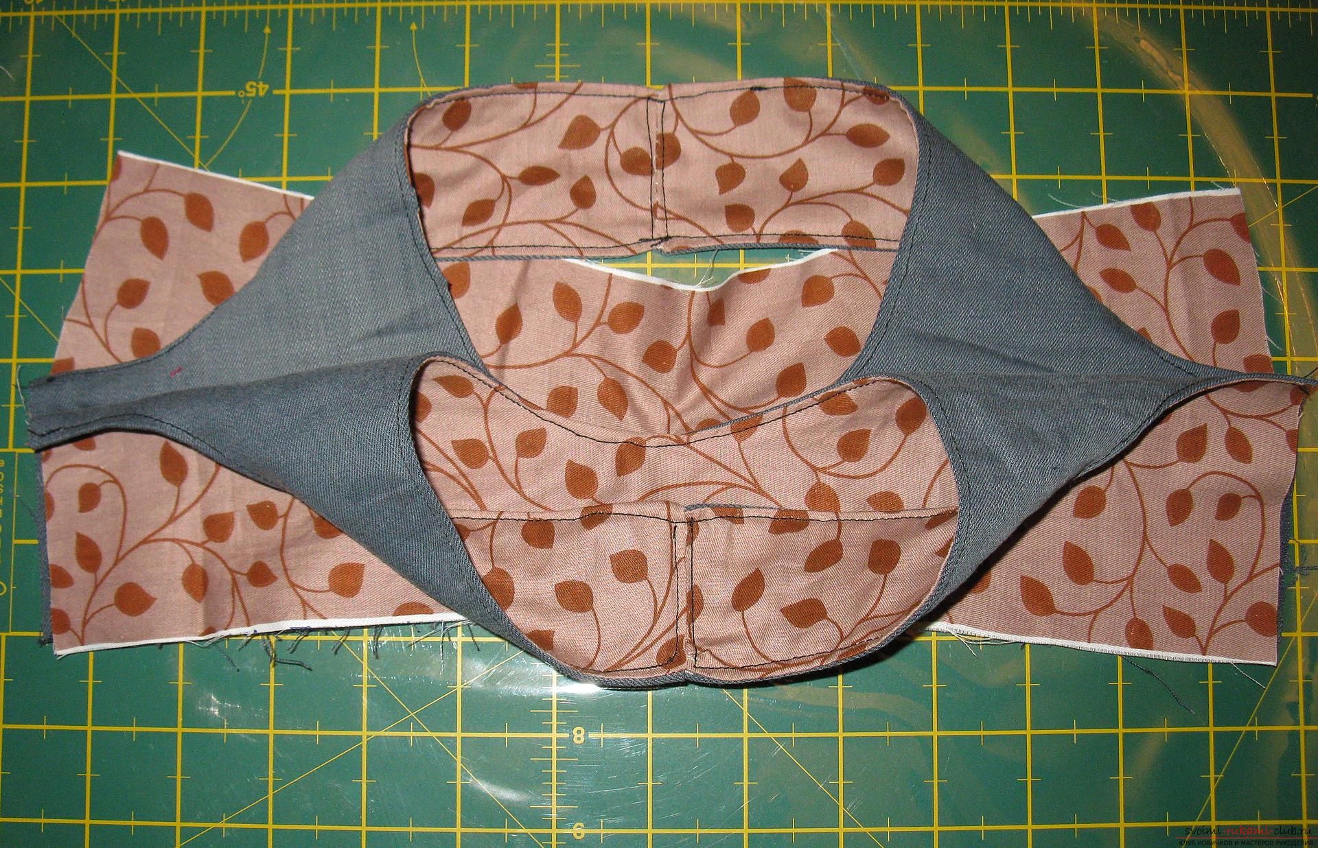 Step-by-step photos to the lesson on sewing a shopping bag. Picture №10