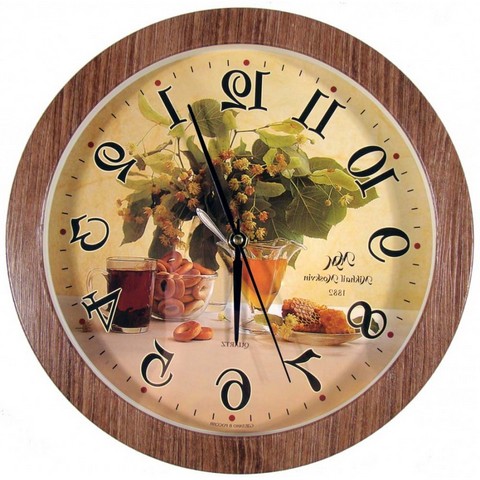 Кухненски часовник със снимка на натюрморт