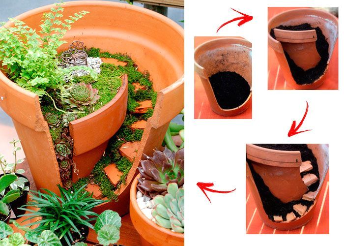 what to do with broken pots